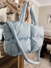 Load image into Gallery viewer, RTS: The Blake Quilted Grid Puffer Tote-

