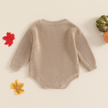 Load image into Gallery viewer, RTS: Pumpkin Patch Knit Onesie
