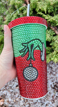 Load image into Gallery viewer, Green Man Rhinestone Tumbler

