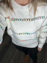 Load image into Gallery viewer, RTS: X Rainbow Sweater-
