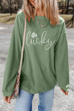 Load image into Gallery viewer, PREORDER: Rhinestone &quot;Lucky&quot; Crew 1.27.25 osym
