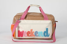 Load image into Gallery viewer, Vegan Leather Vacay/Weekend Tote
