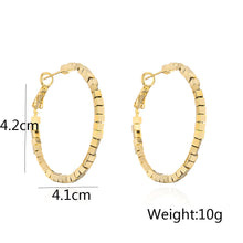 Load image into Gallery viewer, Gold Disco Hoops
