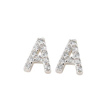 Load image into Gallery viewer, Preorder: Initial Sparkle Stud Earrings

