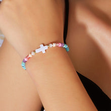 Load image into Gallery viewer, Pastel Cross Bracelet

