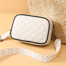 Load image into Gallery viewer, Quilted Stitch Vegan Leather Crossbody Purse
