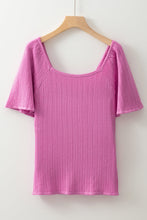 Load image into Gallery viewer, PREORDER: The Winnie Pink Knit Top 1.27.25 osym
