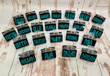 Load image into Gallery viewer, PREORDER: RERUN Custom Mascot/Name Hair Clips 9.15.25 - ORDER SEPERATE
