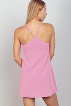 Load image into Gallery viewer, Sleeveless Active Tennis Dress with Unitard Liner
