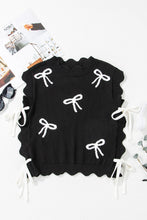 Load image into Gallery viewer, PREORDER: The Bianca Bow Sweater Top 3.17.25 OSYM
