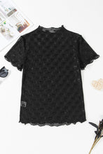 Load image into Gallery viewer, RTS: The Black on Black Sheer Bow Top
