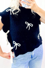 Load image into Gallery viewer, PREORDER: The Bianca Bow Sweater Top 3.17.25 OSYM
