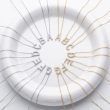 Load image into Gallery viewer, PREORDER: STERLING SILVER INITIAL NECKLACE
