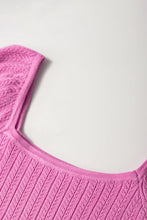 Load image into Gallery viewer, PREORDER: The Winnie Pink Knit Top 1.27.25 osym
