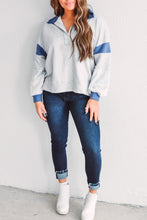 Load image into Gallery viewer, The Delinda Stripe and Color Blocking Pullover
