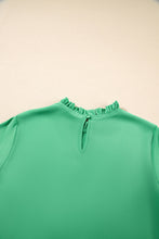 Load image into Gallery viewer, PREORDER: The Zoey Green Ruffle Top 1.27.25 osym
