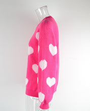 Load image into Gallery viewer, The Sweetheart Hot Pink Sweater
