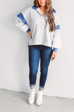 Load image into Gallery viewer, The Delinda Stripe and Color Blocking Pullover
