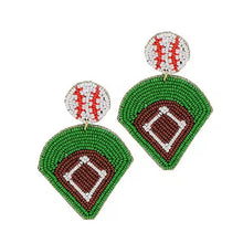 Load image into Gallery viewer, *Game Day Beaded Earrings*
