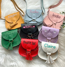 Load image into Gallery viewer, Personalized Embroidered Kids Purses
