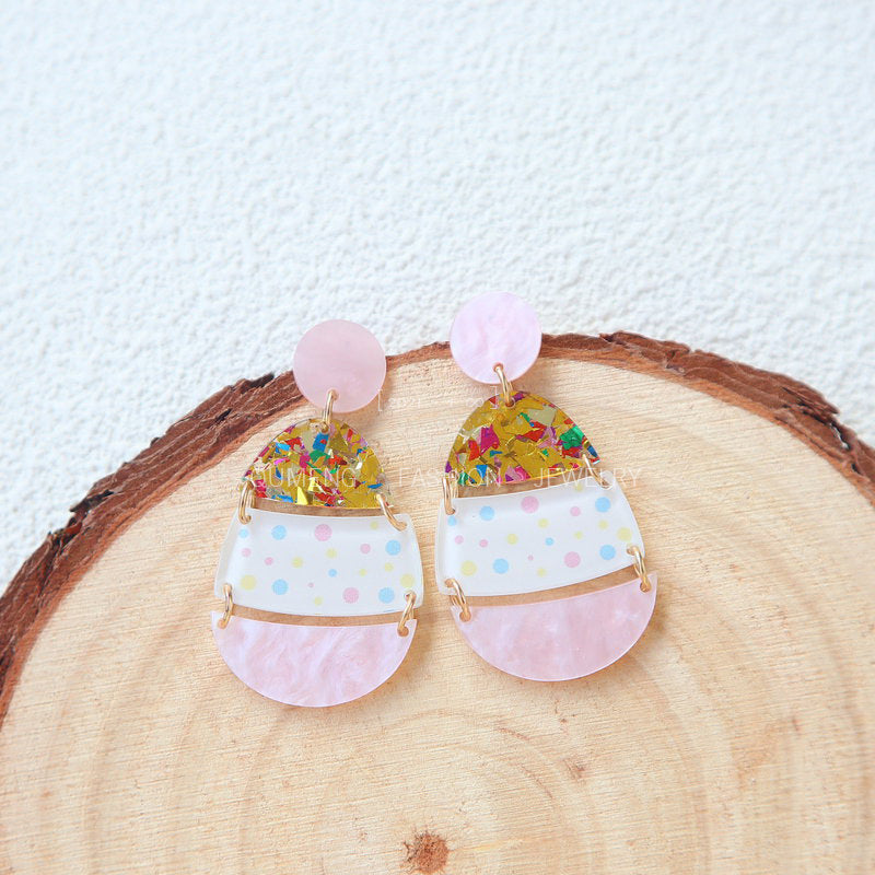 RTS: Pastel Easter Egg Drop Studs