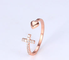 Load image into Gallery viewer, *Preorder: Faith &amp; Love Zircon Ring*
