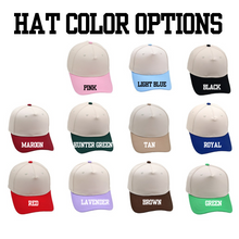 Load image into Gallery viewer, PREORDER: Upside down embroidered hat 10.6.25
