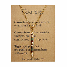 Load image into Gallery viewer, RTS: Natural Stone Healing Pendant Necklace
