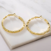Load image into Gallery viewer, Gold Disco Hoops
