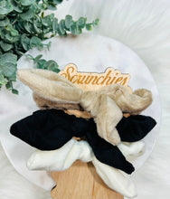 Load image into Gallery viewer, *RTS* Bunny Ear Scrunchies (3 Pack)
