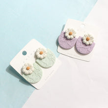 Load image into Gallery viewer, *RTS* Daisy Pastel Drop Studs
