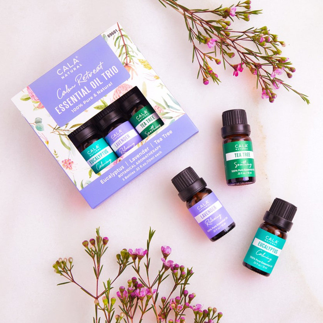 Essential Oils- Relaxed Retreat- Lavender, Eucalyptus, Tea Tree Oil