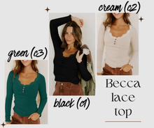 Load image into Gallery viewer, PREORDER: Becca Lace Top  11.10.25 OSYM

