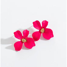Load image into Gallery viewer, Orchid Floral Stud Earrings - OBX Prep
