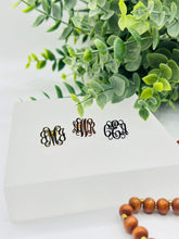 Load image into Gallery viewer, Preorder: Custom Monogram Studs
