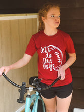 Load image into Gallery viewer, Let&#39;s Do This Boys Football Short Sleeve Graphic Tee
