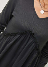 Load image into Gallery viewer, RTS: Babydoll Waffle Knit Shirt-

