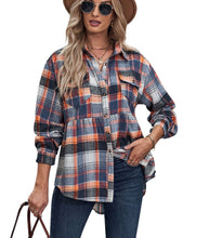 Load image into Gallery viewer, RTS: Babydoll Fit Lightweight Flannel-
