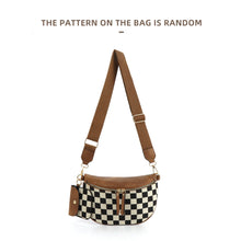 Load image into Gallery viewer, RTS: The Charli Dual Zip Checker Sling
