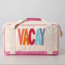 Load image into Gallery viewer, Vegan Leather Vacay/Weekend Tote
