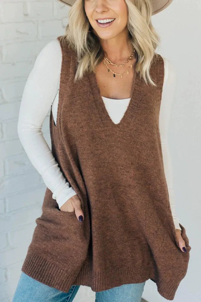 The Kyla Tunic Sweater Vest
