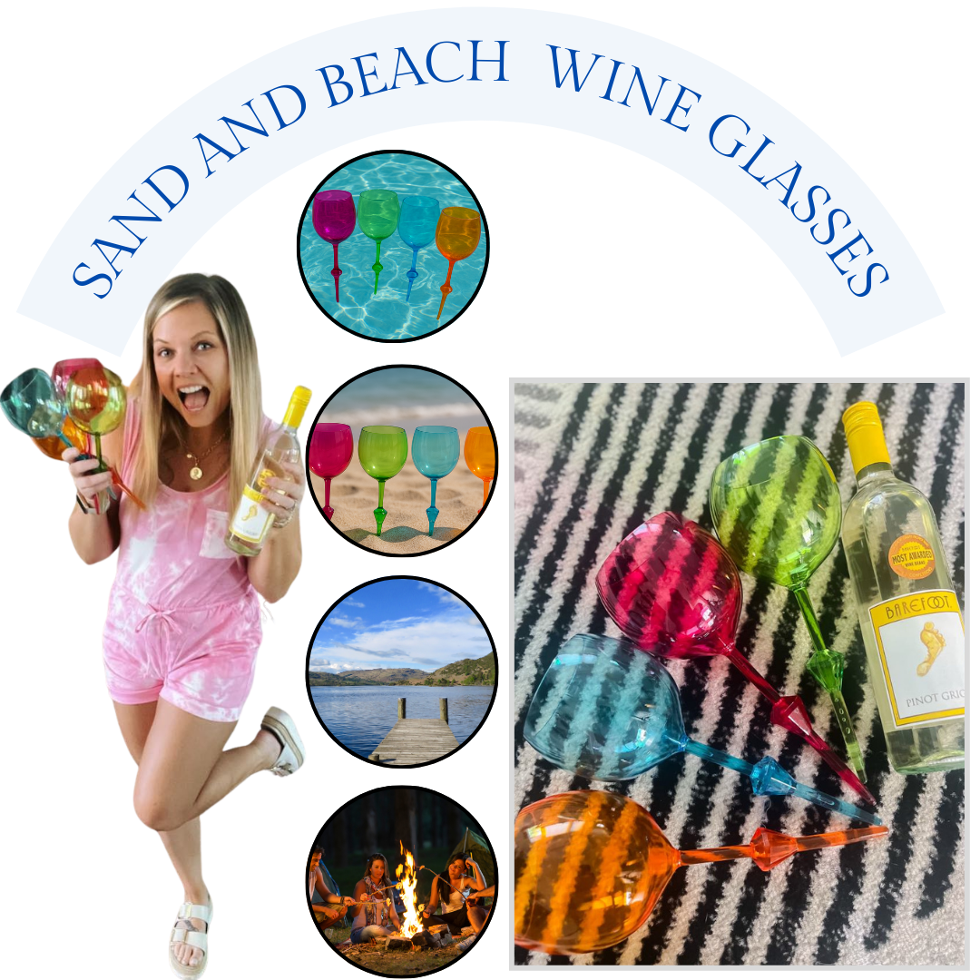 RTS Floating Acrylic wine glasses  Rebecca's Dresses