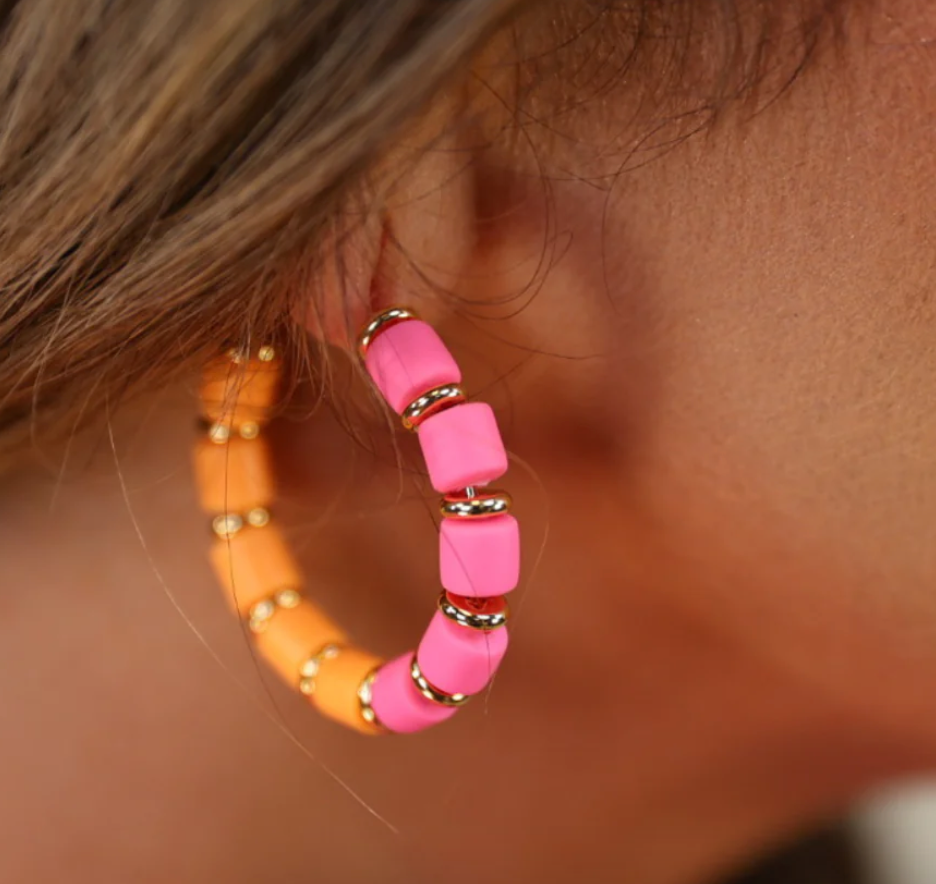 Sunshine Hoop Earrings