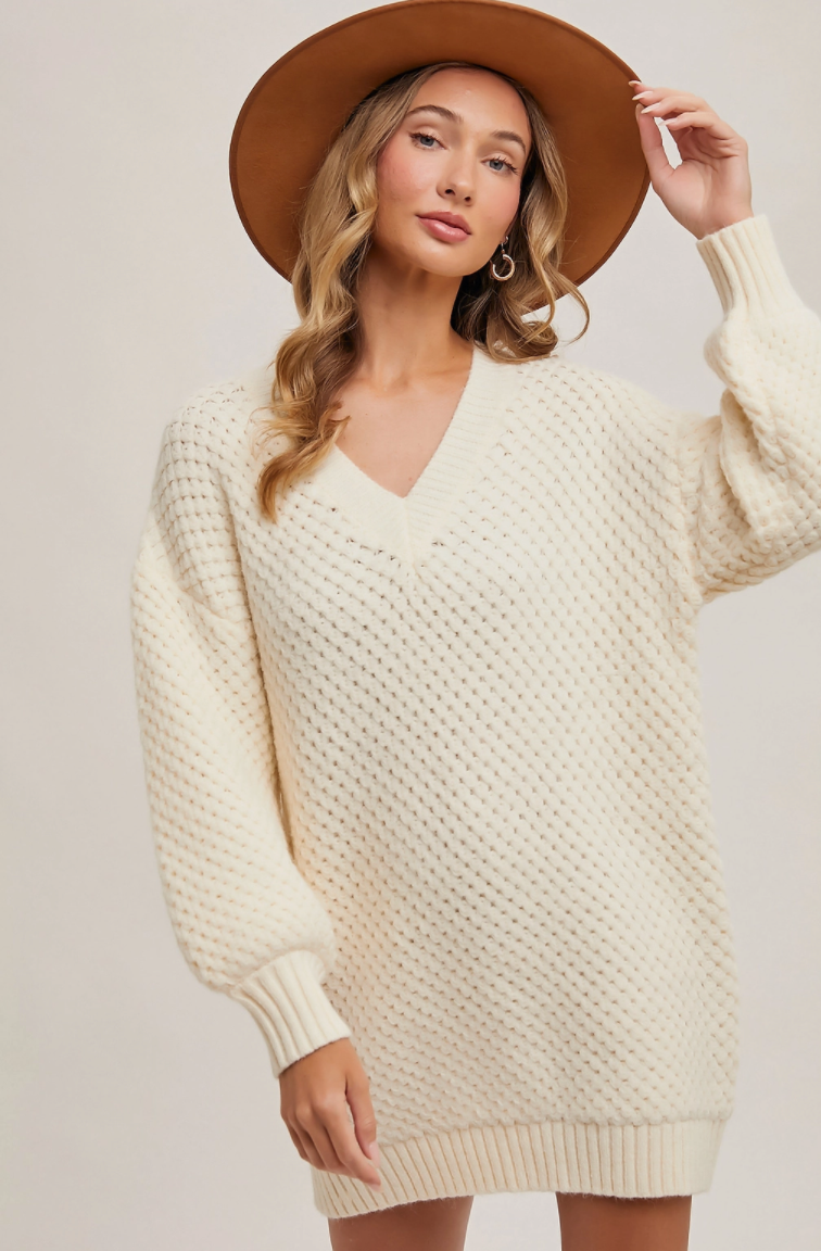 ON THE FLOOR SWEATER TUNIC – Rebecca's Dresses