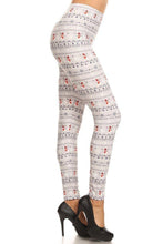 Load image into Gallery viewer, Snowman print full length High Waisted Leggings
