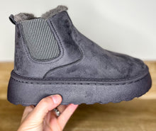 Load image into Gallery viewer, PREORDER: RERUN #2 The Vicki Suede Platform Booties 12.23.24 OSYM
