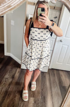 Load image into Gallery viewer, RTS: Black and White Bow Dress
