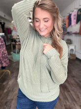 Load image into Gallery viewer, RTS: The Bricelynn Ribbed Hood Sweater
