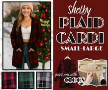 Load image into Gallery viewer, PREORDER: Shelby Plaid Cardi  11.10.25 osym
