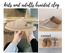 Load image into Gallery viewer, PREORDER: Kids and Adults braided clogs 11.10.25 osym
